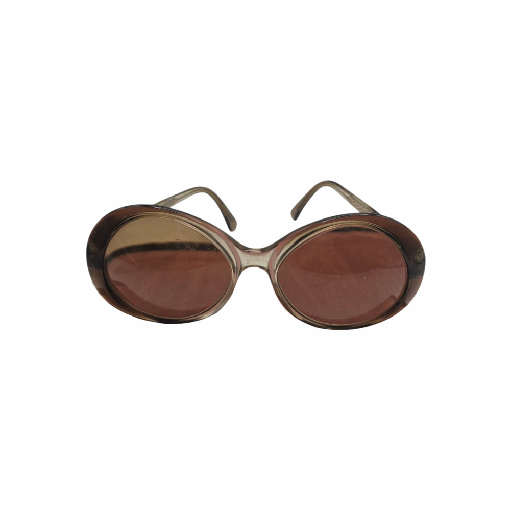 1970s Oversized Oval Prescription Sunglasses in Acetate