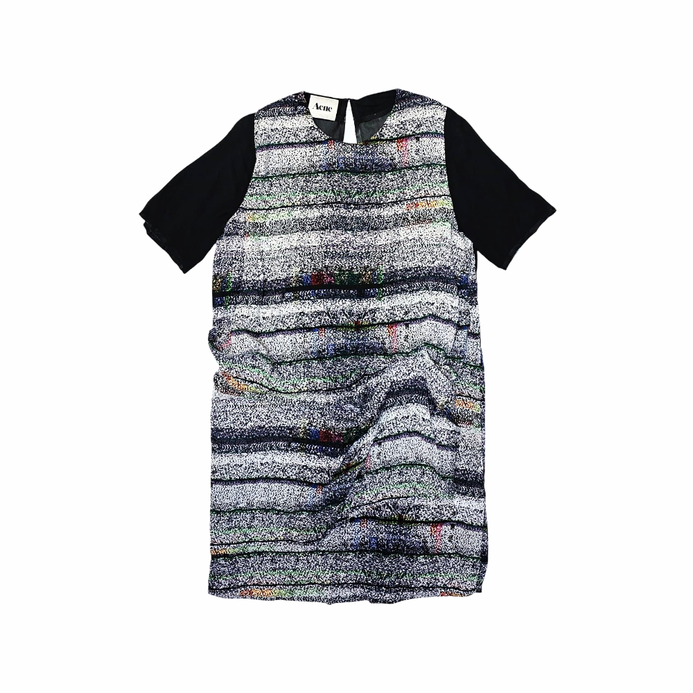 Abstract Print Mini Dress - Acne
