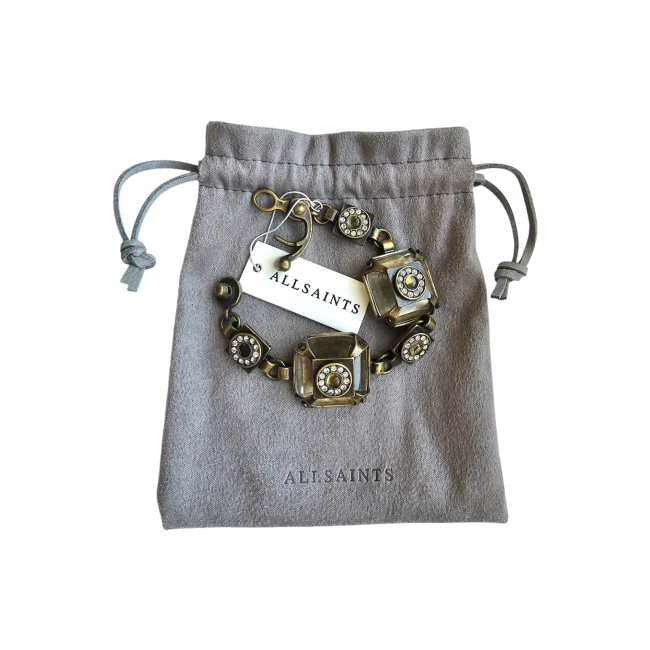 Crystal Embellished Linked Bracelet - ALL SAINTS - Re:Velvet