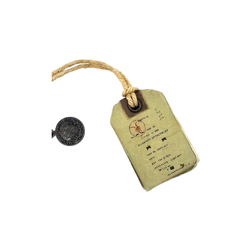 Mesh Purse Pendant on Chain Necklace - All Saints