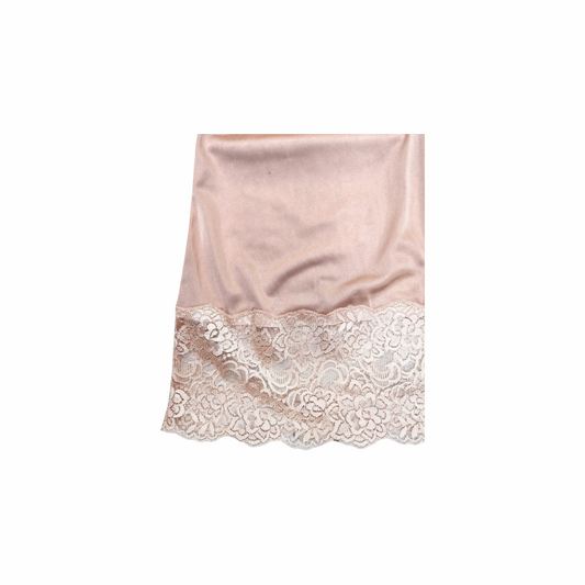 Lace Adorned Slip Dress - Almeria - Re:Velvet