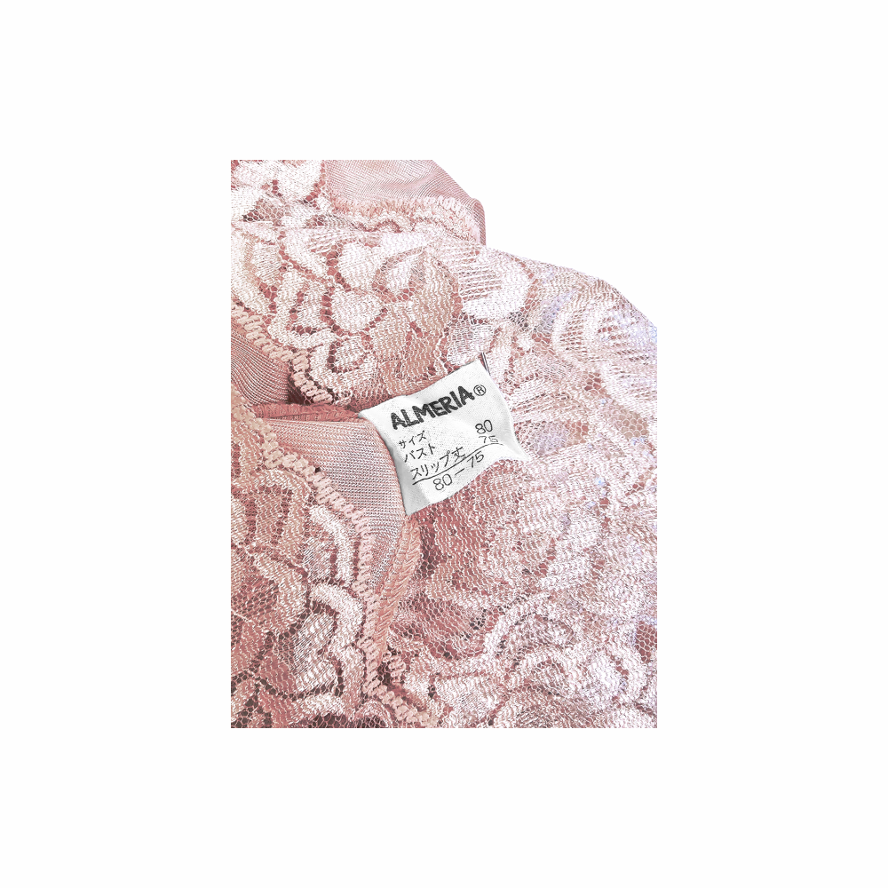 Lace Adorned Slip Dress - Almeria - Re:Velvet