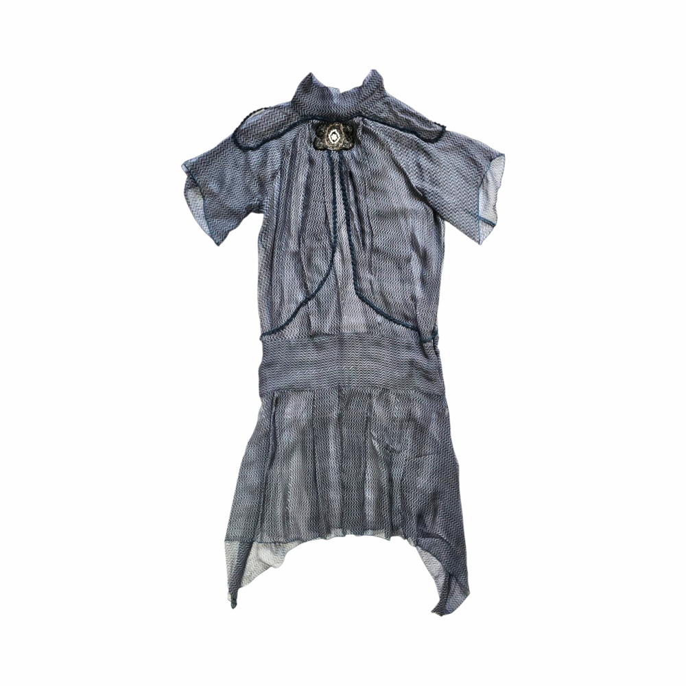 1920s chiffon dress 1920s - Revival StyleSilk Chiffon Flap Dress