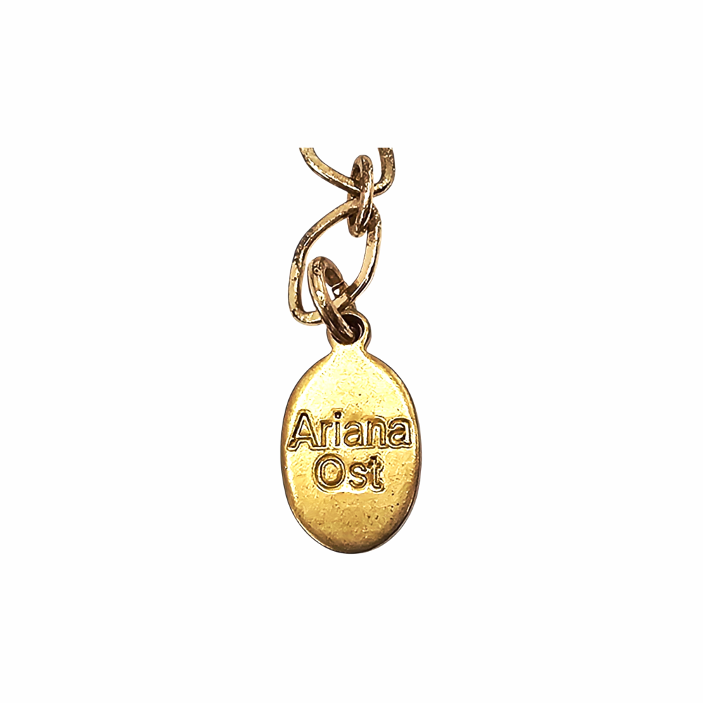 Amara Semi Precious Gemstones Strand and Encaged Pyrite Pendant - Ariana Ost