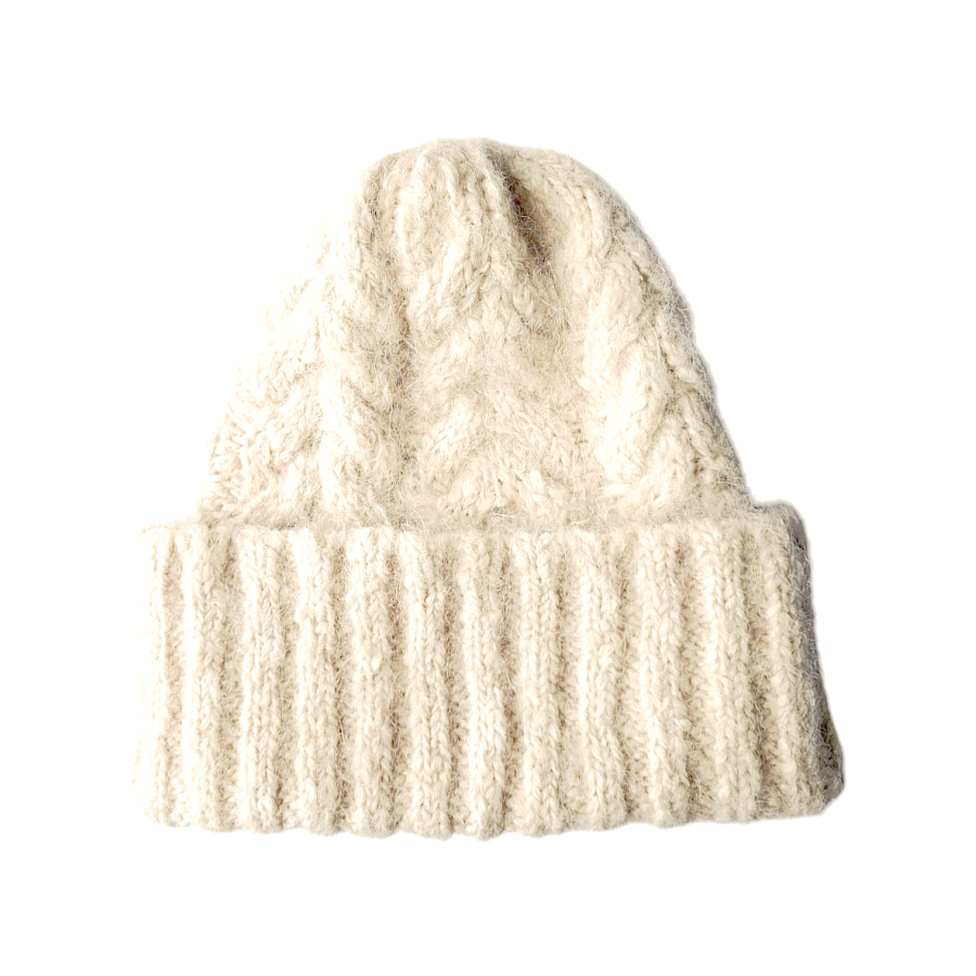 Chunky Cable-Knit Beanie - Arket - Re:Velvet