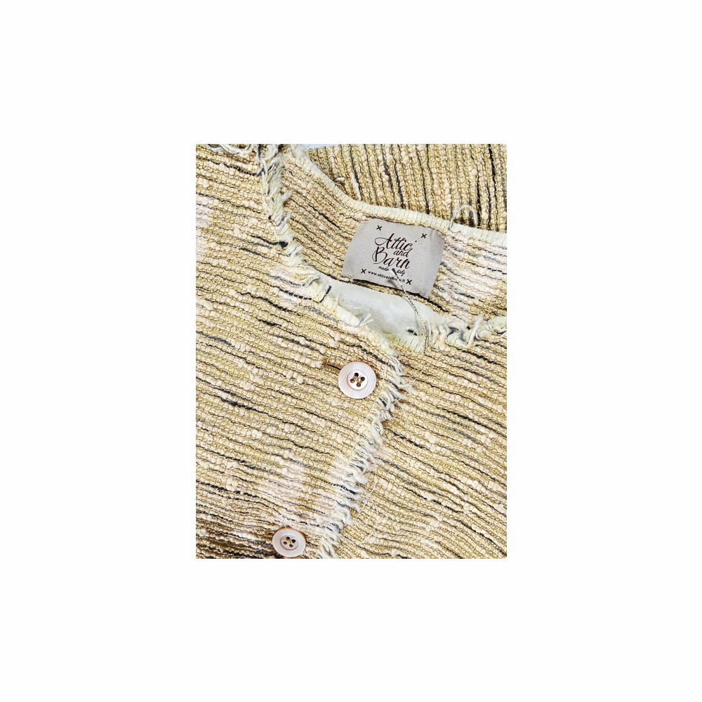 Slubbed Cotton-Blend Textured Jacket - Attic and Barn