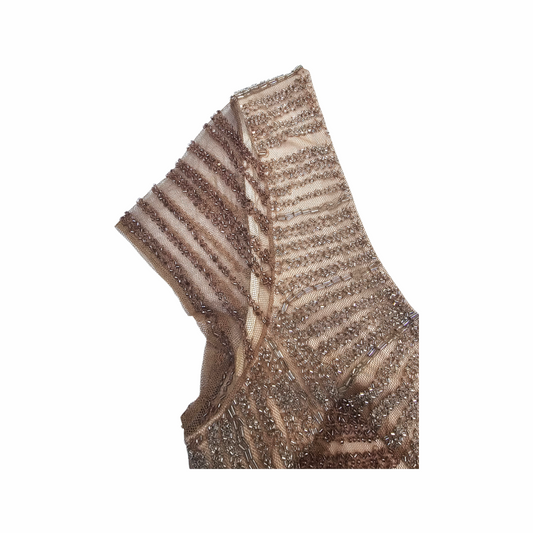 Beaded Body Con Dress - Badgley Mischka