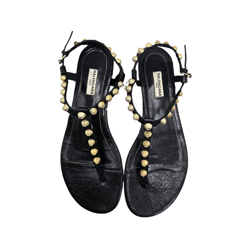 Studded Thong Sandals "Arena" - Balenciaga