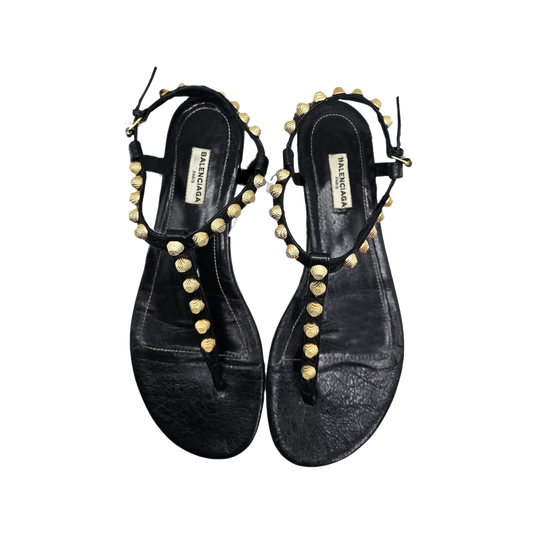 Studded Thong Sandals "Arena" - Balenciaga
