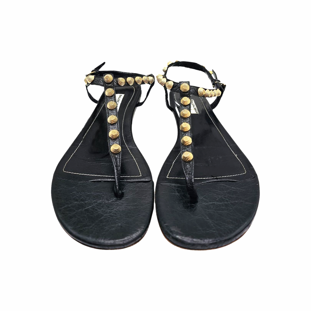 Studded Thong Sandals "Arena" - Balenciaga