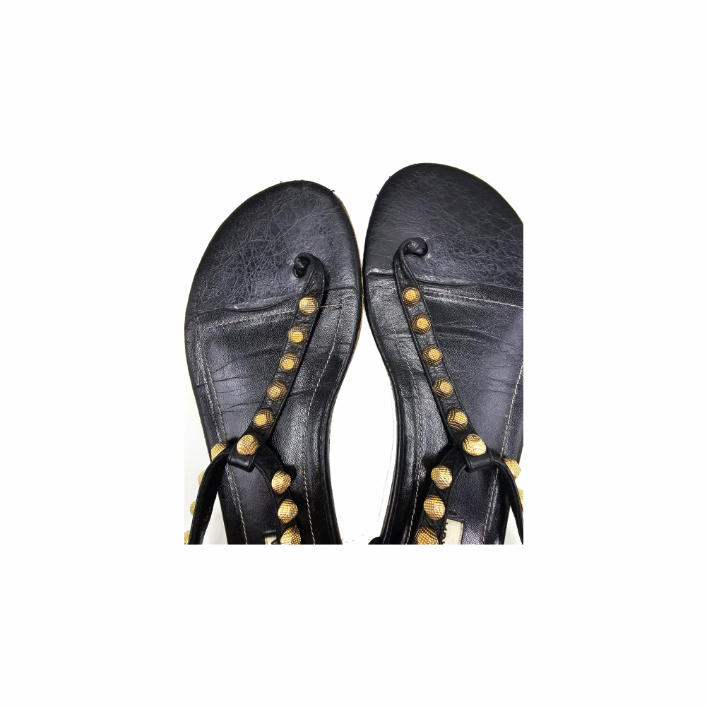 Studded Thong Sandals "Arena" - Balenciaga