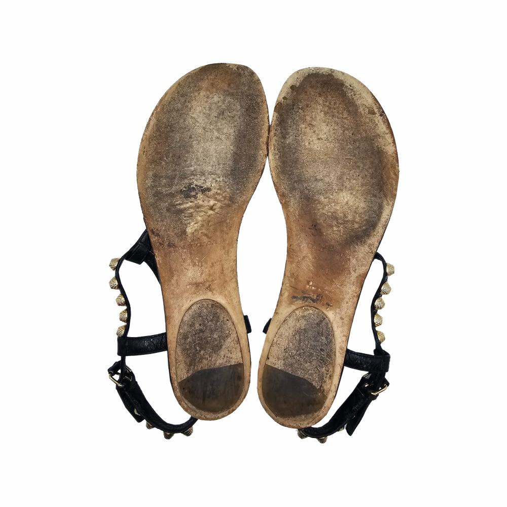 Studded Thong Sandals "Arena" - Balenciaga