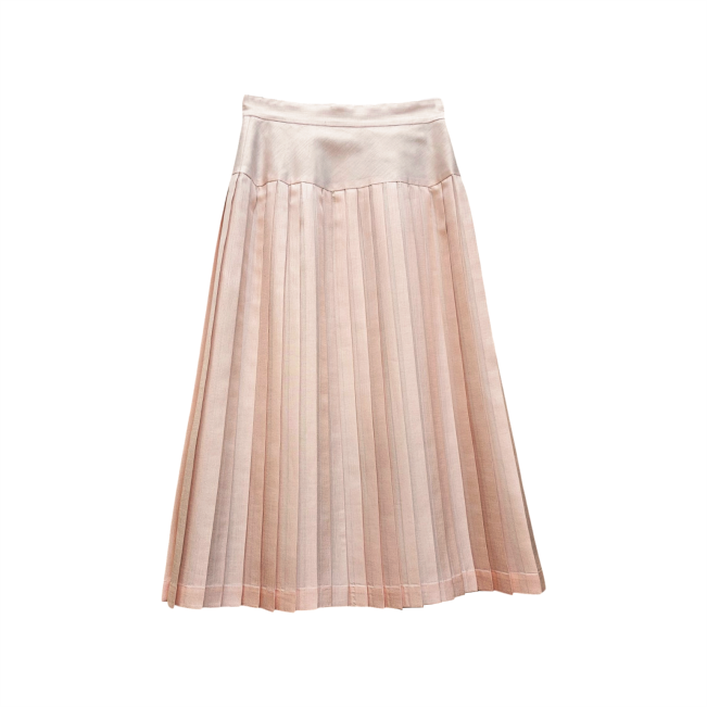 Silk Pleated Skirt - Re:Velvet