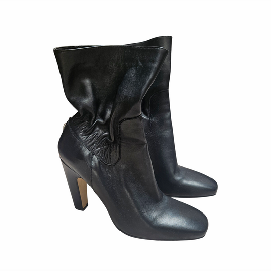Leather Heeled Ankle Boots - Boss - Re:Velvet