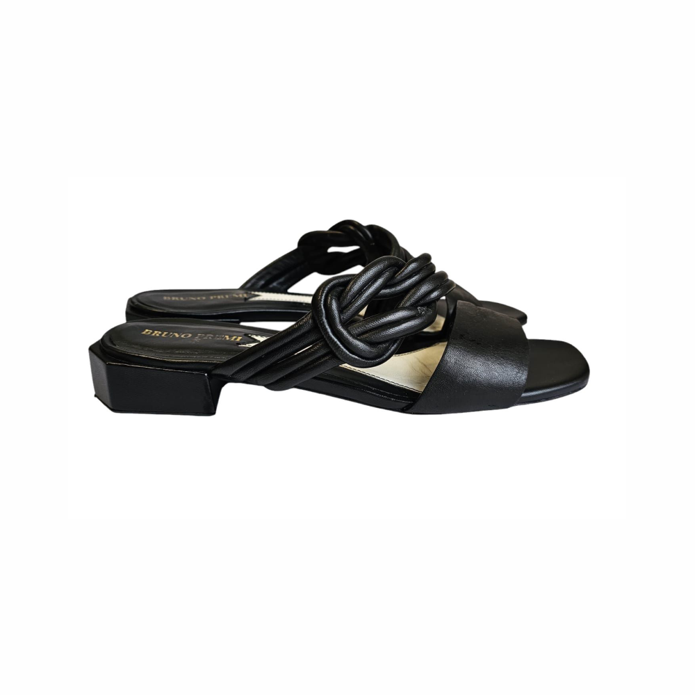Flat Mules Sandals with Knotted strap - Bruno Premi - Re:Velvet