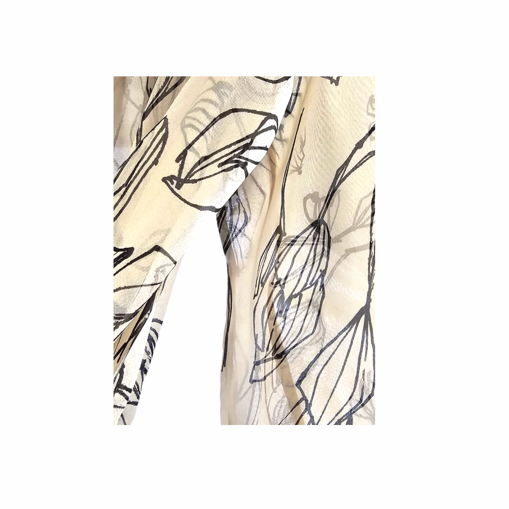 Floral Print Silke Chiffon Blouse "Cavier" - By Malene Birger