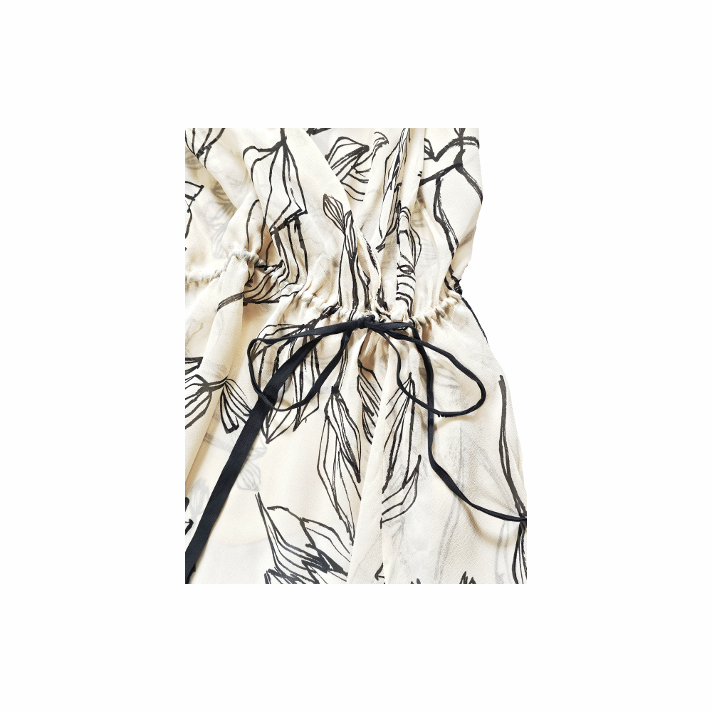 Floral Print Silke Chiffon Blouse "Cavier" - By Malene Birger