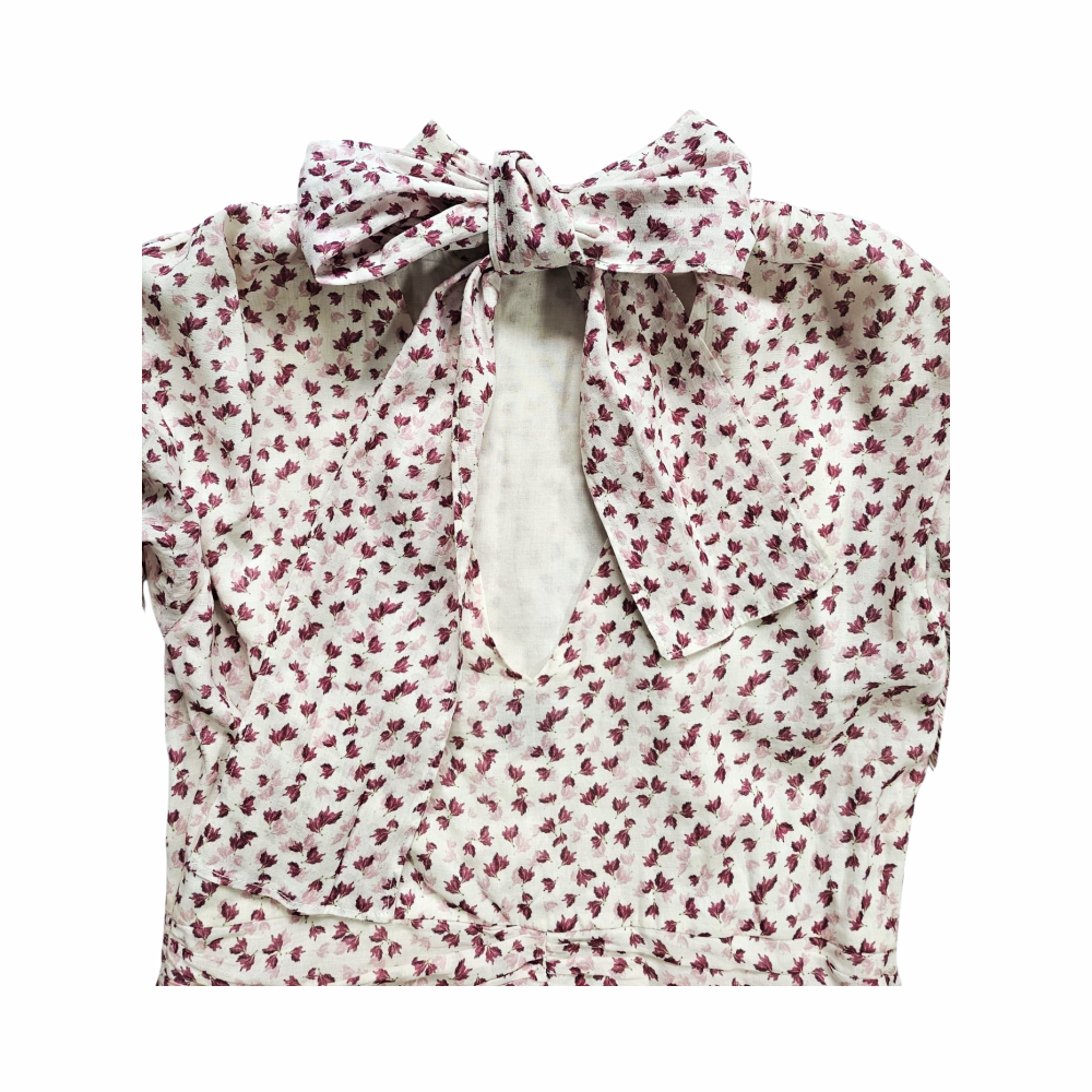 Floral Frill Mini Dress - By Nicola