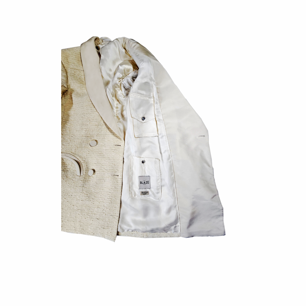 Tweed Double-Breasted Blazer - Blazé