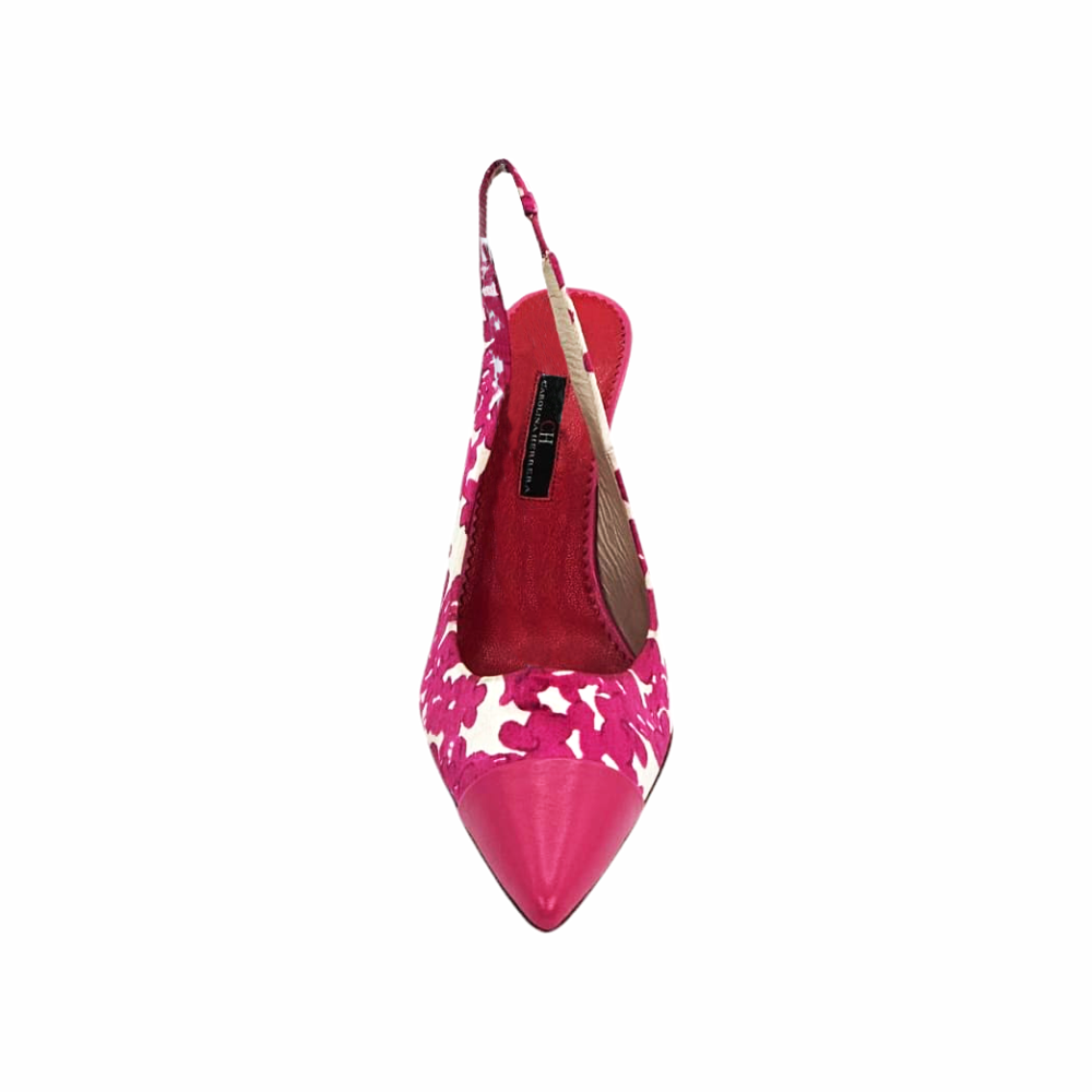 Floral Dual Slingbacks - Carolina Herrera - Re:Velvet