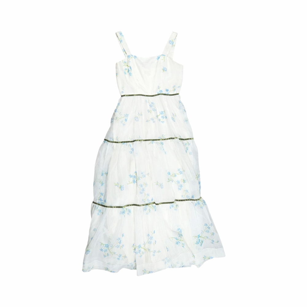 Vintage English-Made Tiered Summer Dress (c. Late 1960s–Early 1970s) - California “The Look You Love”