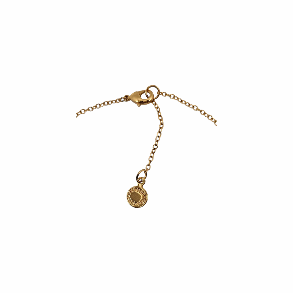 Baby´s Breath Pendant and Gold Plated Chain Necklace - Catherine Weitzman