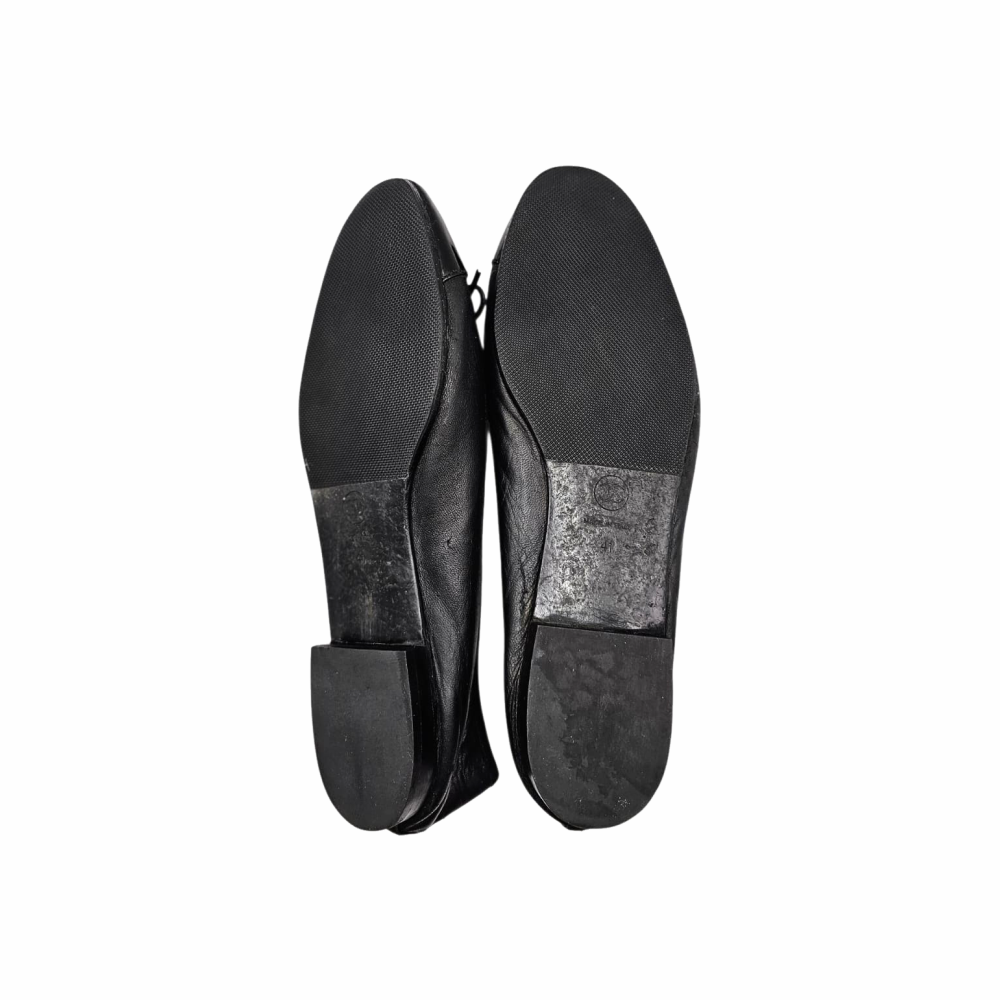 Calfskin CC Ballerina Pumps - Chanel