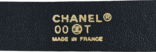 Vintage 2000 Snakeskin Reptile Leather Belt - Chanel