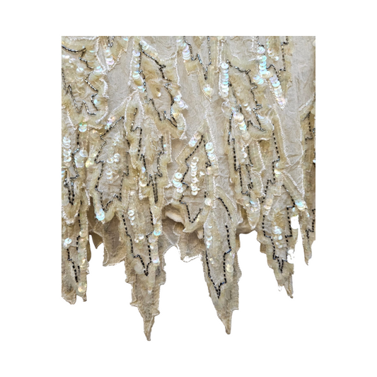 Silk Sequins Beaded Dress - Chanson D´Amour - Re:Velvet