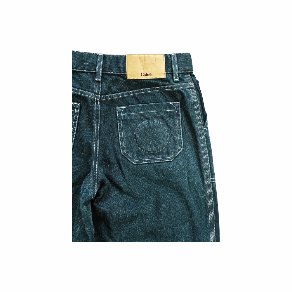 Mid-Rise Indigo Wide-Leg Jeans - Chloé