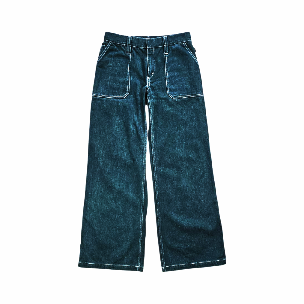Mid-Rise Indigo Wide-Leg Jeans - Chloé