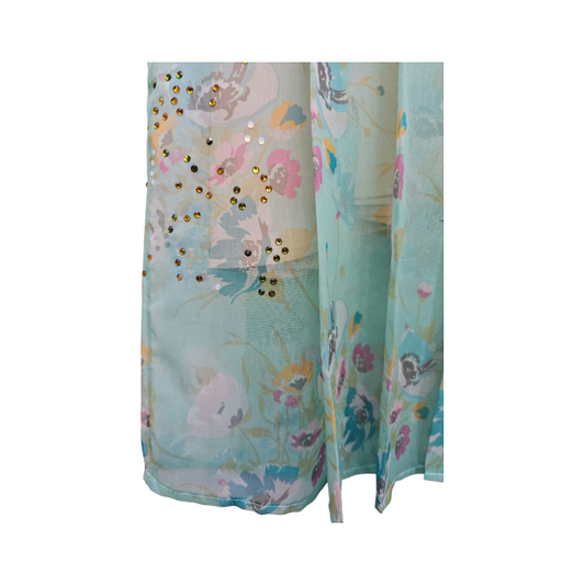 Floral Embellished Pleated Silk Skirt- Christopher Kane - Re:Velvet