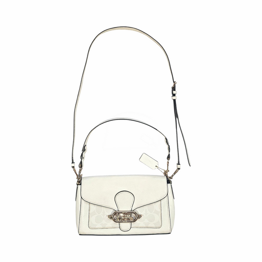 Leather and Canvas Jade Messenger Bag - Coach