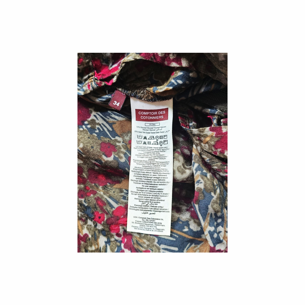 Floral Fluid Blouse "Iflora" - Comptoir des Cotonniers
