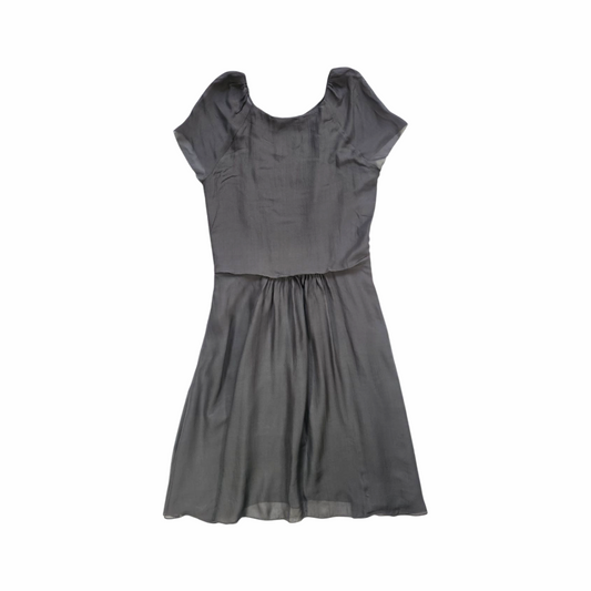 Silk Short-Sleeve Dress – Comptoir des Cotonniers