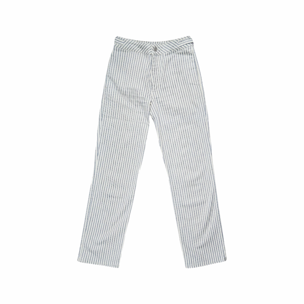 High Waist Stripe Straight Legs Jeans - Comptoir des Cotonniers