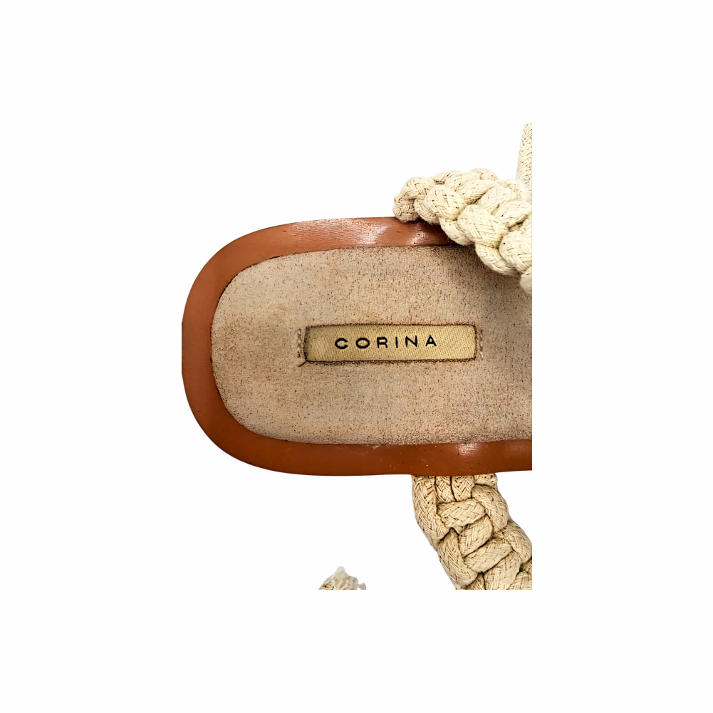 Macramé Rope Tie-Up Sandals – Corina