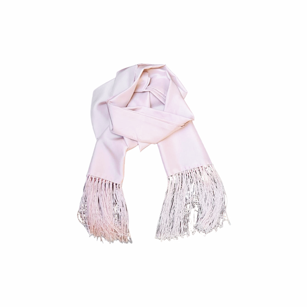 Handmade Fringed Opera Scarf - Re:Velvet