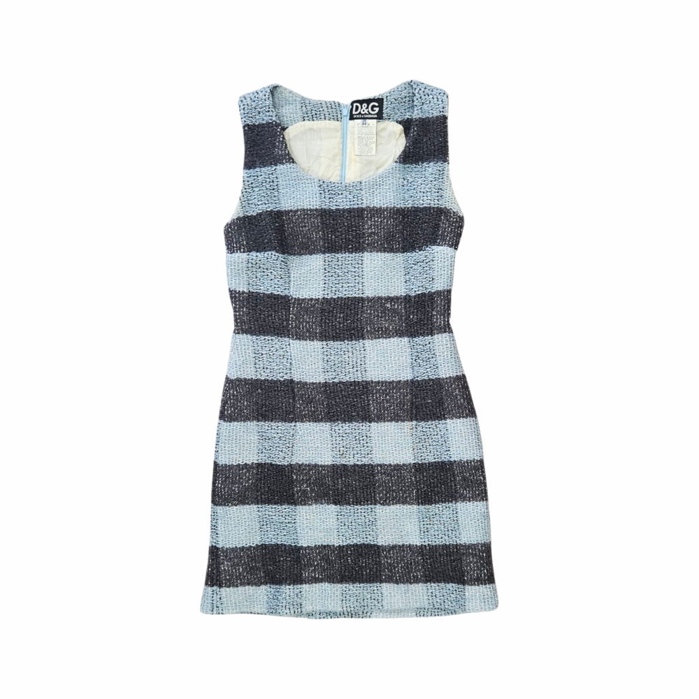 Y2K Mohair Wool Sheath Dress - D&G by Dolce & Gabbana