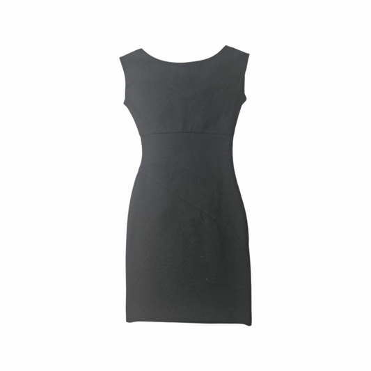 Y2K Black Sheath Dress With Ruched Detail - Diane Von Furstenberg