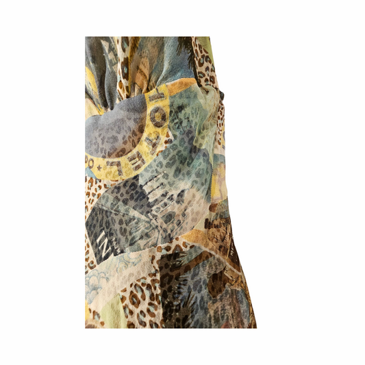 Travel Print Muslin Dress - Diane von Furstenberg - Re:Velvet