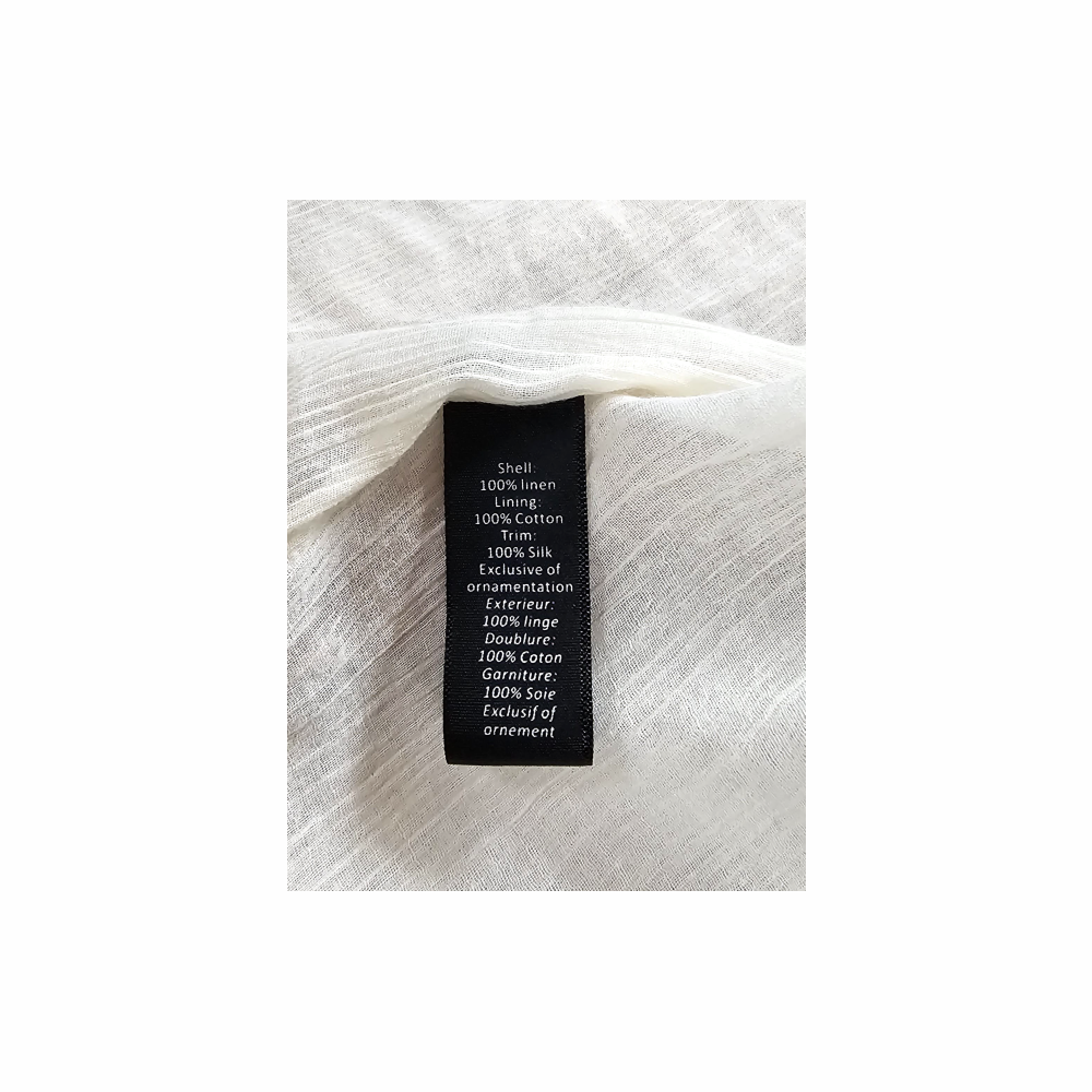Beaded Linen Jacket with Raw Silk Trim - Elizabeth and James