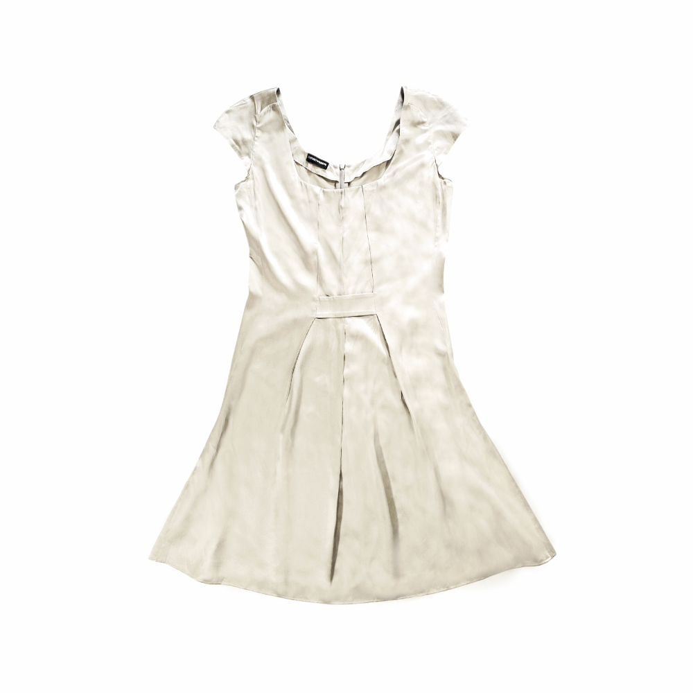 Silk Satin Cocktail Dress - Emporio Armani