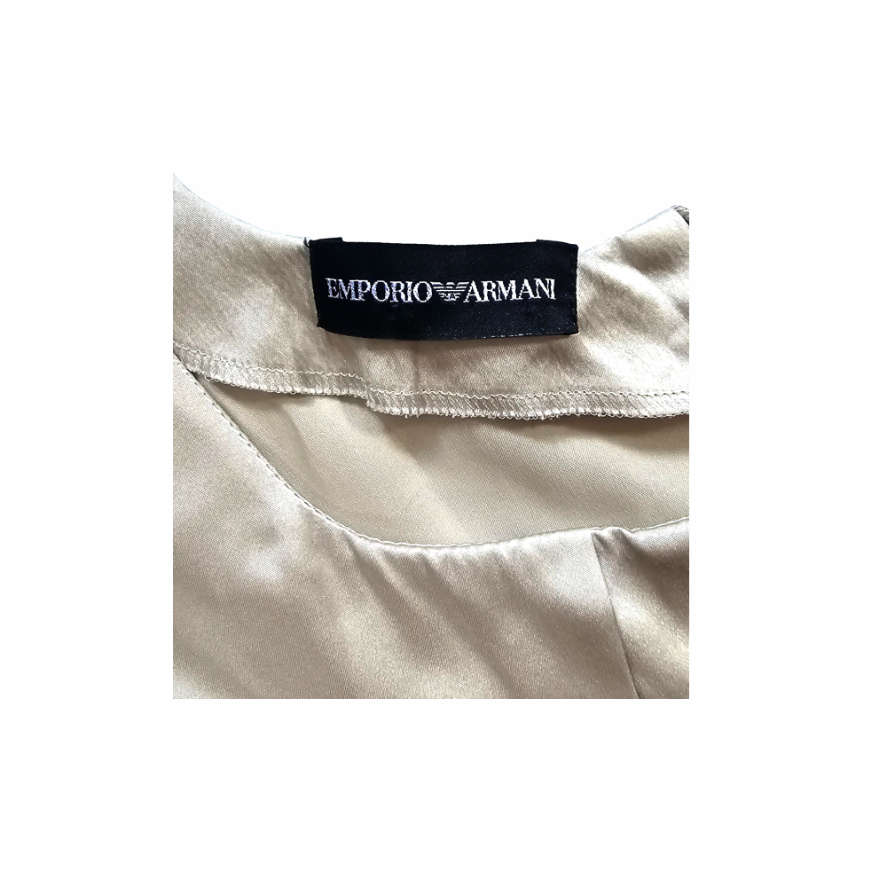 Silk Satin Cocktail Dress - Emporio Armani