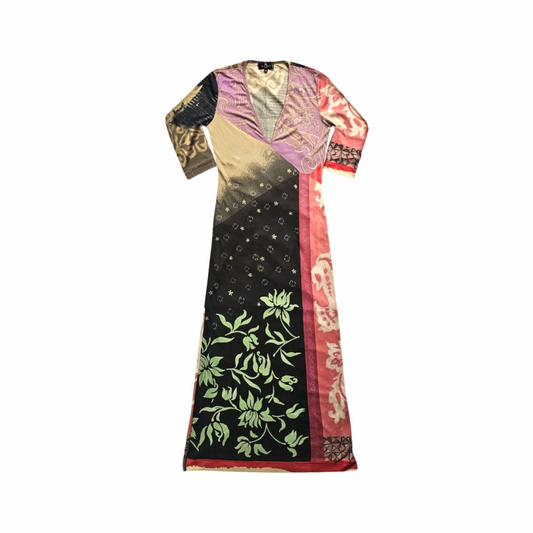 Maxi Jersey Dress with Ethnic-Inspired Print - Etro