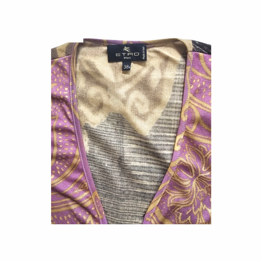 Maxi Jersey Dress with Ethnic-Inspired Print - Etro