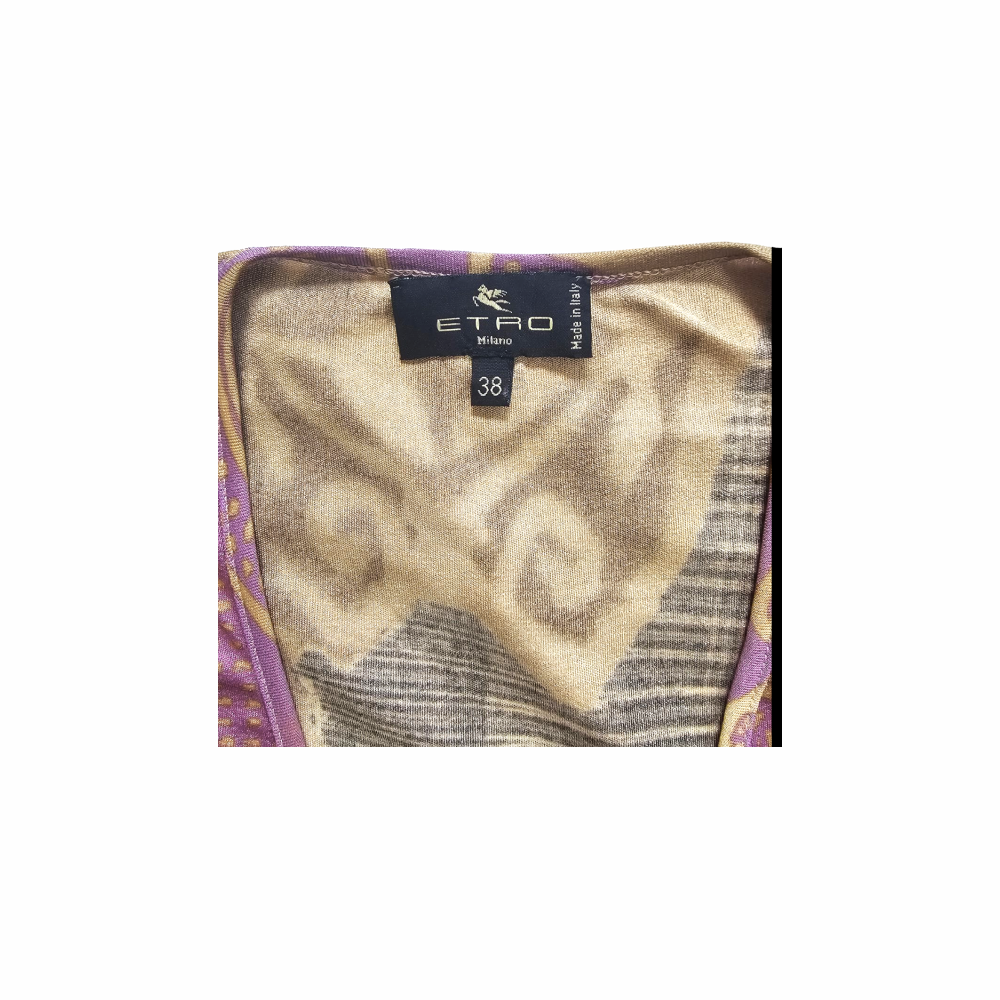 Maxi Jersey Dress with Ethnic-Inspired Print - Etro