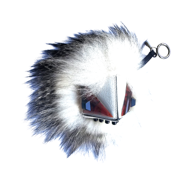 Fox Fur Monster Bug Bag Charm - Fendi - Re:Velvet
