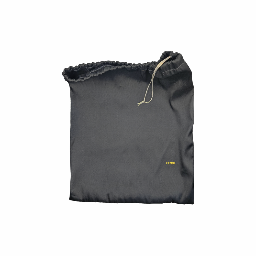 Zucca Momma Baguette Denim Shoulder Bag - FENDI
