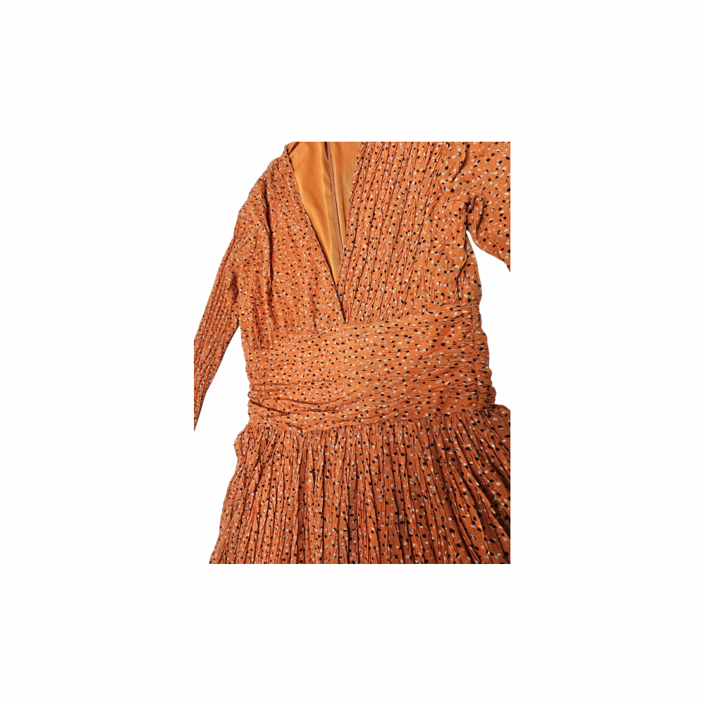 Print V-Neck Belted Mini Dress - French Connection